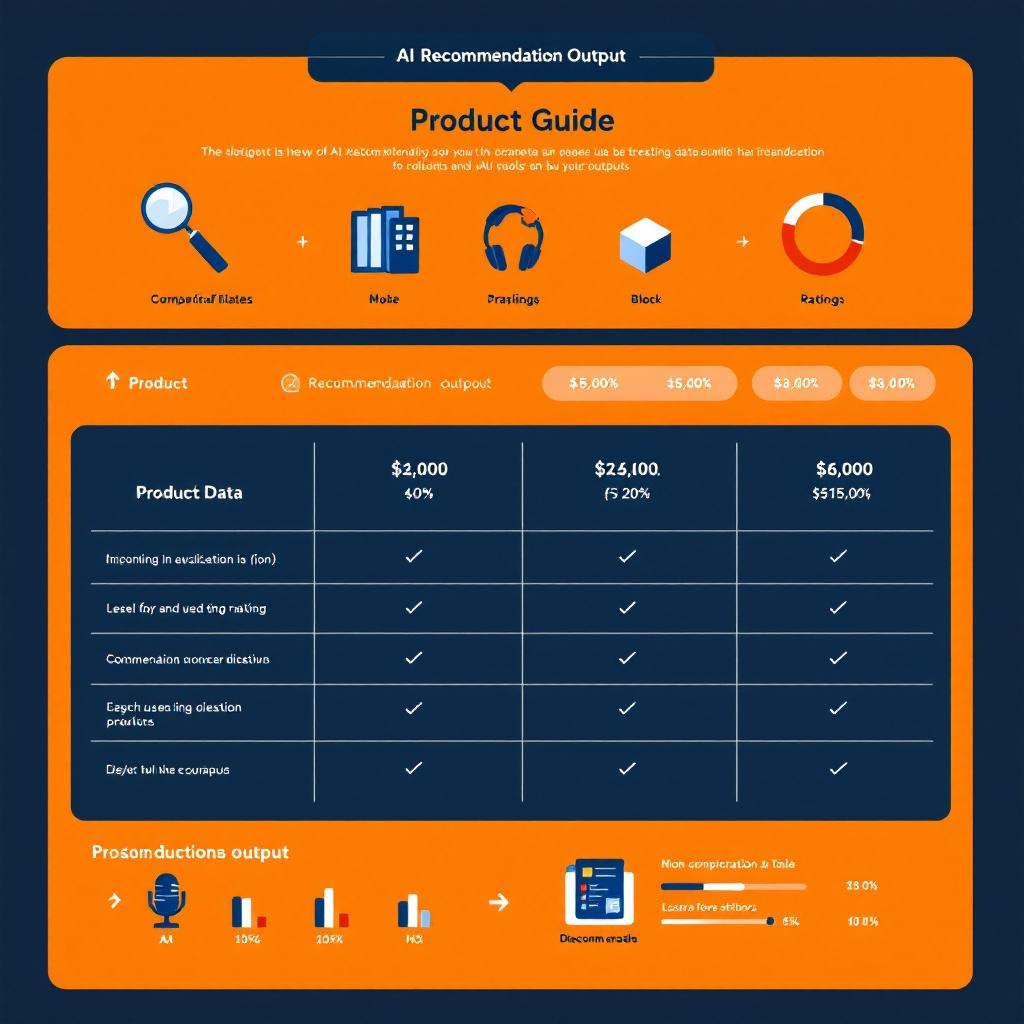 Comparison content structure for AI-driven product recommendations