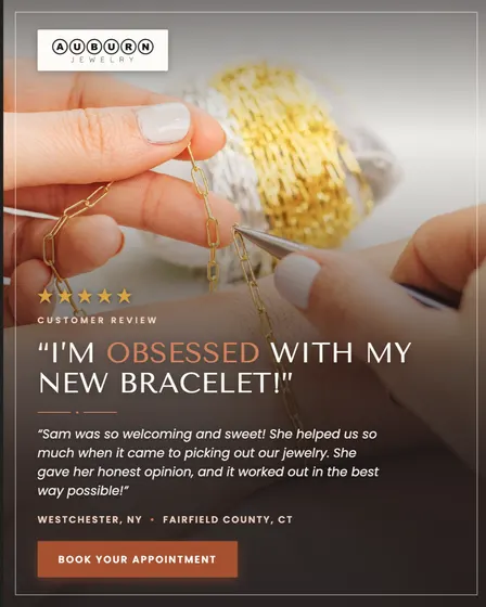 Auburn Jewelry customer review ad