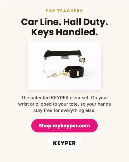 KEYPER teacher car line ad