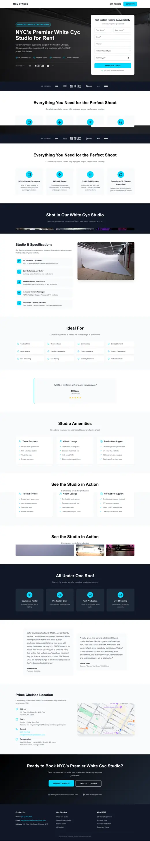 B2B landing page